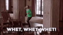 Lennon Parham Whet Whet Whet GIF - Lennon Parham Whet Whet Whet Playing House GIFs