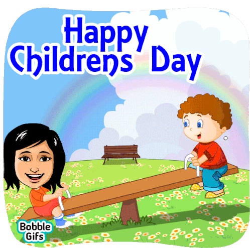 Happy Children Day Bache Sticker - Happy Children Day Children Happy Stickers