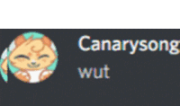 Canarysong Wut Sticker - Canarysong Wut Shaky Stickers