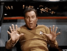 William Shatner Shocked GIF - William Shatner Shocked Captainkirk GIFs