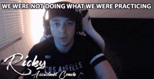 We Were Not Doing What We Were Practicing Ricky GIF - We Were Not Doing What We Were Practicing Ricky Richard Stacy GIFs