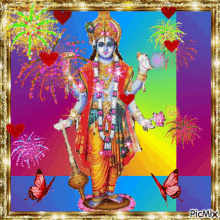 Mahavishnu Hindu God GIF - Mahavishnu Vishnu Hindu God GIFs