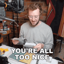 Youre All Too Nice Peter Draws GIF - Youre All Too Nice Peter Draws You Guys Are Awesome GIFs