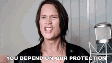 You Depend On Our Protection Pellek GIF - You Depend On Our Protection Pellek Per Fredrik Asly GIFs