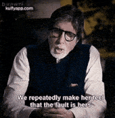 Baawriwe Repeatedly Make Her Feelthat The Fault Is Hers.Gif GIF - Baawriwe Repeatedly Make Her Feelthat The Fault Is Hers Amitabh Bachchan Person GIFs