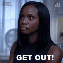 Get Out Priscilla Owens GIF - Get Out Priscilla Owens The Oval GIFs