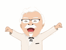 The Colonel Scream GIF - The Colonel Scream Happy GIFs