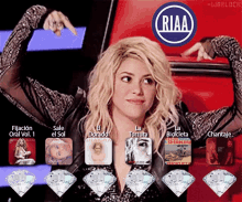 Shakira Diamonds GIF - Shakira Diamonds Riaa GIFs