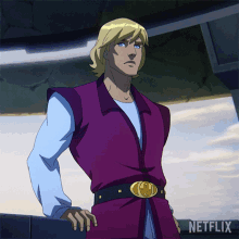 Disappointed Prince Adam GIF - Disappointed Prince Adam Masters Of The Universe Revelation GIFs