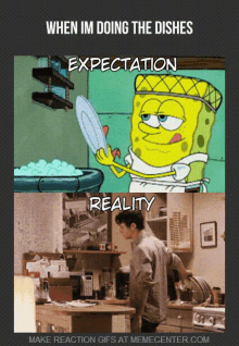 Spongebob Squarepants When Im Doing Dishes GIF - Spongebob Squarepants Spongebob When Im Doing Dishes GIFs