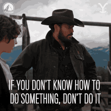 If You Dont Know How To Do Something Dont Do It Rip Wheeler GIF - If You Dont Know How To Do Something Dont Do It Rip Wheeler Carter GIFs