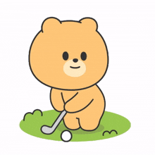 golfing male