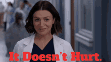 Greys Anatomy Amelia Shepherd GIF - Greys Anatomy Amelia Shepherd It Doesnt Hurt GIFs