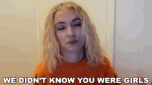 We Didnt Know You Were Girls Mimi GIF - We Didnt Know You Were Girls Mimi Michaela Lintrup GIFs