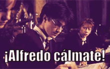 Draco Coqueteando Con Harry Potter GIF - Alfredo Calmate Por Favor Tension Sexual Gay GIFs
