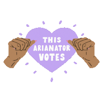 This Arianator Votes Ariana Grande Sticker - This Arianator Votes Ariana Ariana Grande Stickers