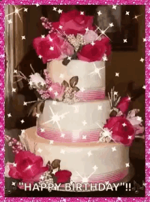 Happy Birthday Cake Gifs Tenor