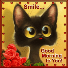 Cat Smile GIF - Cat Smile Morning GIFs