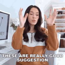These Are Really Good Suggestions Shea Whitney GIF - These Are Really Good Suggestions Shea Whitney Suggestions GIFs