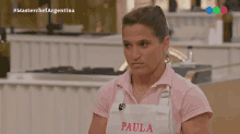 nerviosa paula pareto master chef argentina preocupada contemplando nerviosa paula pareto master chef argentina preocupada contemplando