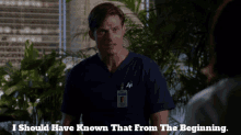 Greys Anatomy Atticus Lincoln GIF - Greys Anatomy Atticus Lincoln I Should Have Known That From The Beginning GIFs