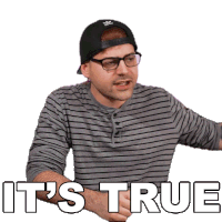 Its True Jared Dines Sticker - Its True Jared Dines For Real Stickers