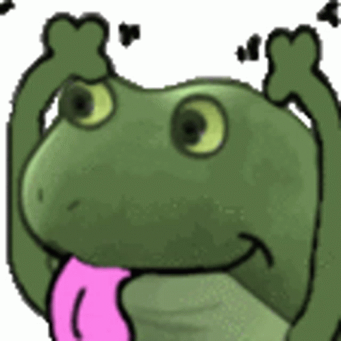 Froge Frogesilly Sticker - Froge Frog Frogesilly - Discover & Share GIFs