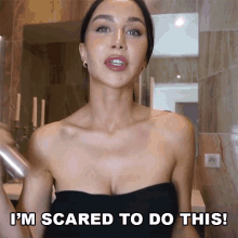 Im Scared To Do This Coco Lili GIF - Im Scared To Do This Coco Lili Nervous GIFs