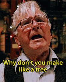 Tree Make Like A Tree GIF - Tree Make Like A Tree Why Dont You GIFs