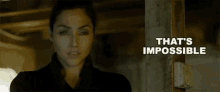 Thats Impossible Impossible GIF - Thats Impossible Impossible Caryanne GIFs