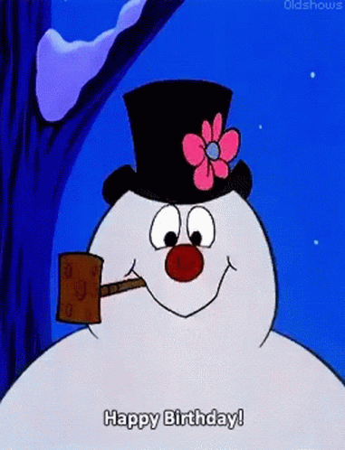 Happy Birthday Snowman GIFs Tenor.