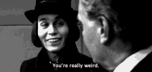 You'Re Really Weird GIF - Charlie And The Chocolate Factory Johnny Depp Youre Really Weird GIFs