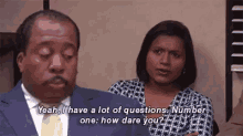 Offended GIF - Kelly Theoffice Howdareyou GIFs
