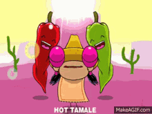 Hot Tamales Maracas GIF - Hot Tamales Maracas Chili GIFs