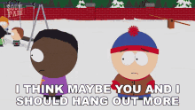 i think maybe you and i should hang out more stan marsh tolkien black south park we should chill