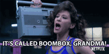 Its Called Boombox Gradma GIF - Its Called Boombox Gradma Radio GIFs