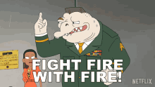 Fight Fire With Fire Glenn Dolphman GIF - Fight Fire With Fire Glenn Dolphman Inside Job GIFs