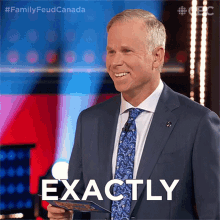 Exactly Family Feud Canada GIF - Exactly Family Feud Canada Thats Right GIFs