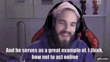 ironic pewdiepie great example how not to act online