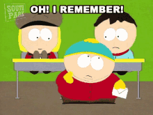 Oh I Remember Eric Cartman GIF - Oh I Remember Eric Cartman Pip Pirrup GIFs