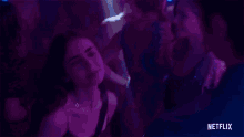 party time lily collins emily cooper emily in paris dancing