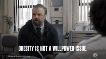 obesity is not a willpower issue iggy frome tyler labine new amsterdam object