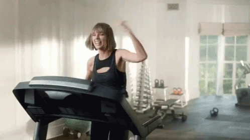 Treadmill GIF - Treadmill Taylor Swift Fail GIFs