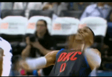 Russell Westbrook Reaction GIF - Russell Westbrook Reaction March GIFs