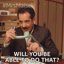 Will You Be Able To Do That Abraham Weissman GIF - Will You Be Able To Do That Abraham Weissman The Marvelous Mrs Maisel GIFs