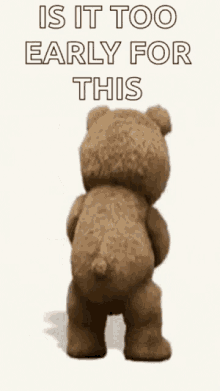 Is It Too Early For This Ted GIF - Is It Too Early For This Ted Shake GIFs