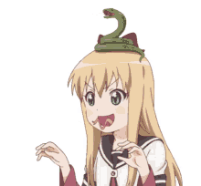 Snake Tongue Anime GIF - Snake Tongue Anime Cartoon GIFs