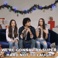 Were Gonna Try Super Hard No To Laugh Vanessa Merrell GIF - Were Gonna Try Super Hard No To Laugh Vanessa Merrell Veronica Merrell GIFs