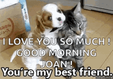 I Love You So Much Youre My Best Friend GIF - I Love You So Much Youre My Best Friend Good Morning Joan GIFs