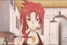 Himeko Murata Honkai GIF - Himeko Murata Honkai Cooking With Valkyries GIFs
